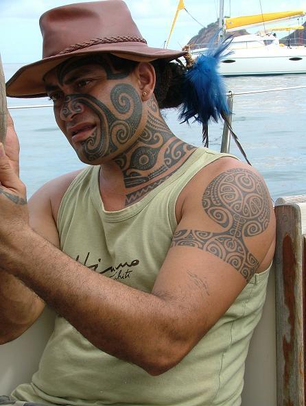Anchored at Taiohae Bay, Nuku&nbsp;Hiva